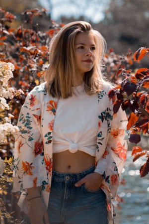 Veste Kimono – Imprimé Jungle