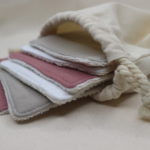 Kit éco – 6 carrés de coton lavables – Douceur rosée