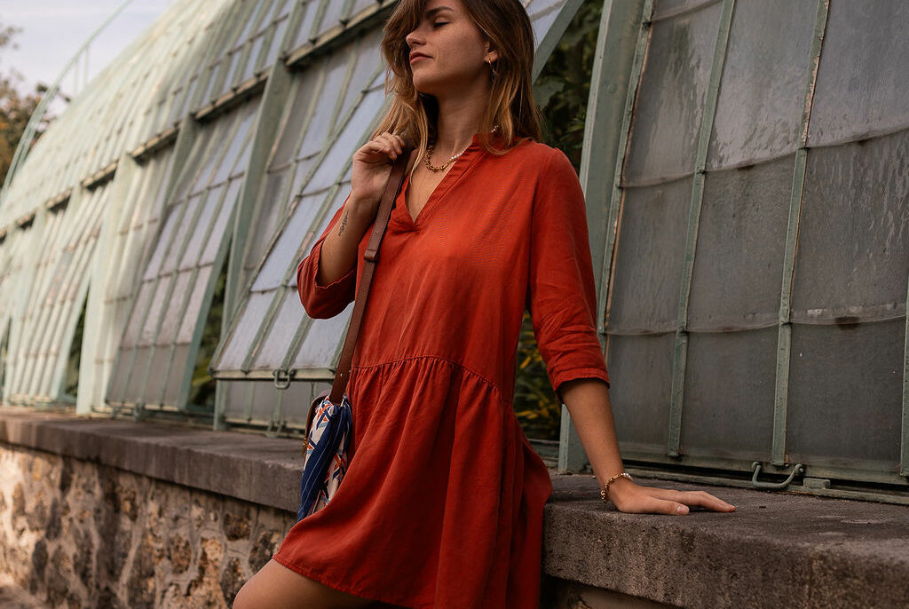robe-terracotta-sevenlie-tencel
